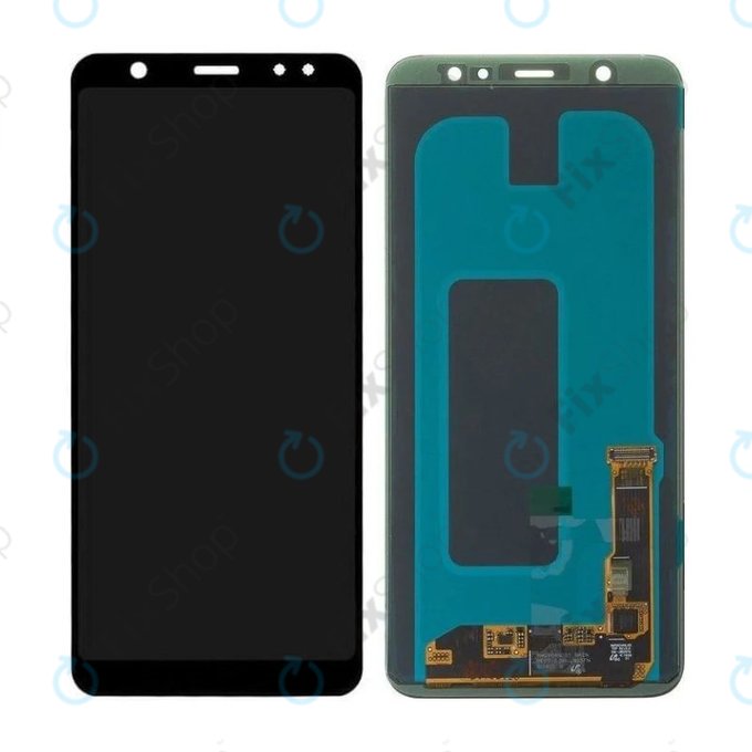 Samsung Galaxy A6 Plus A605F (2018) - LCD zaslon + zaslon osjetljiv na dodir (crni) - GH97-21878A, GH97-21907A Originalni servisni paket