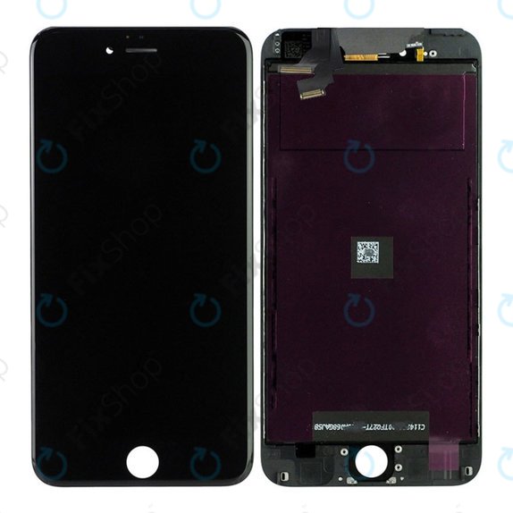 Apple iPhone 6 Plus - LCD Zaslon + Staklo na Dodir + Okvir (Crna) Refurbished