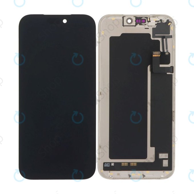 Zaslon Soft OLED 120Hz za iPhone 17 Pro Max - Dodirno staklo + Okvir, DIAGNOSTIC