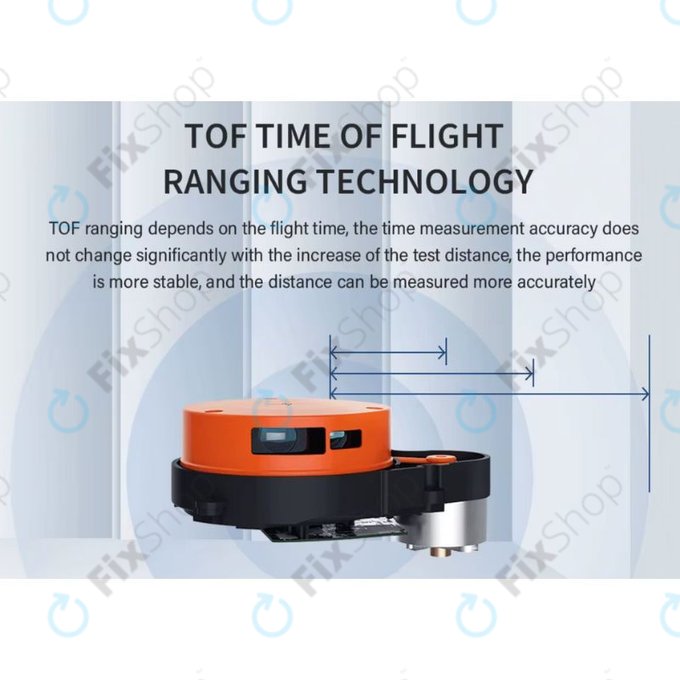 Xiaomi Roborock S4 Max, S5, S5 Max, S6, S6 MaxV, S6 Pure, S7, Mijia 1S - Senzor udaljenosti