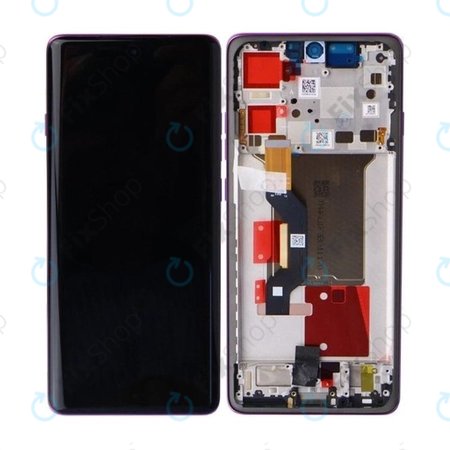 Motorola Edge 60 Pro - LCD zaslon + zaslon osjetljiv na dodir + okvir (Sparkling Grape) - 5D68C30047 Genuine Service Pack