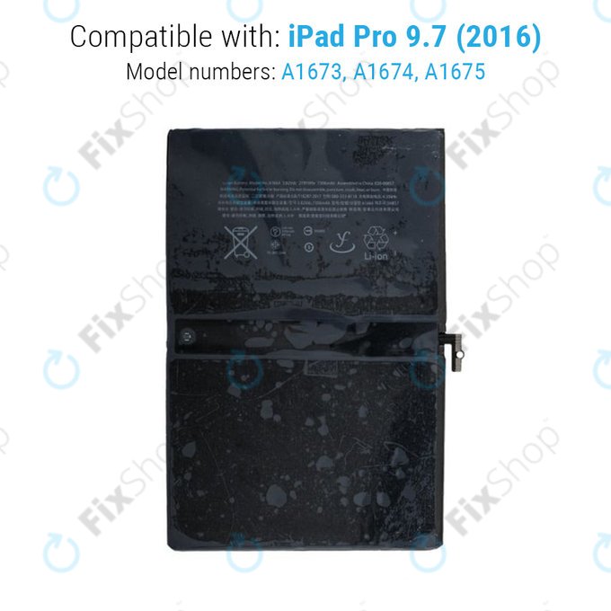 Apple iPad Pro 9.7 (2016) - Baterija 7306mAh