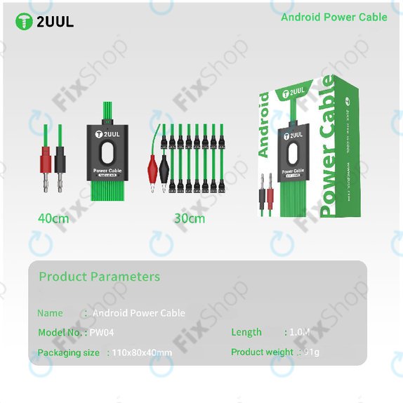 Android naponski kabel, 16-u-1, 2UUL PW04