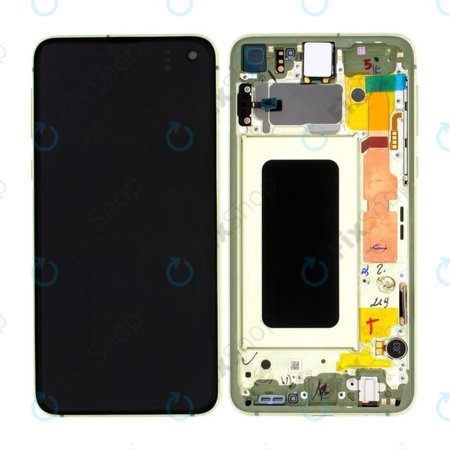 Samsung Galaxy S10e G970F - LCD zaslon + zaslon osjetljiv na dodir + okvir (Canary Yellow) - GH82-18852G, GH82-18836G Genuine Service Pack