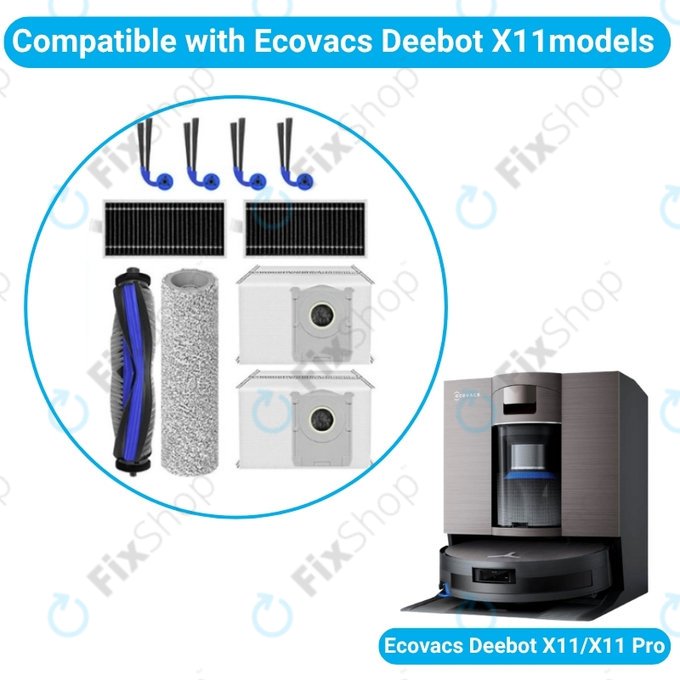 Ecovacs X11 Pro, X11 - Kompletan set