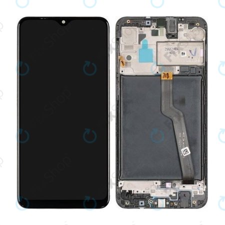 Samsung Galaxy A10 A105F, M10 M105F - LCD zaslon + zaslon osjetljiv na dodir + okvir (crni) - GH82-20227A, GH82-20322A Originalni servisni paket