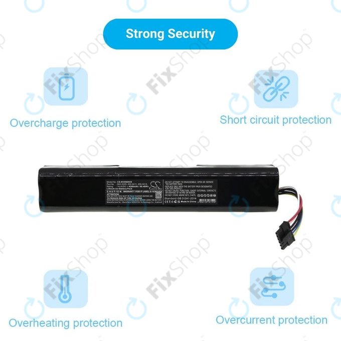 Neato Botvac D3, D4, D5, D6, D7-series - Baterija 945-0225, 205-0011, 205-0013 Li-Ion 14.4V 4200mAh HQ