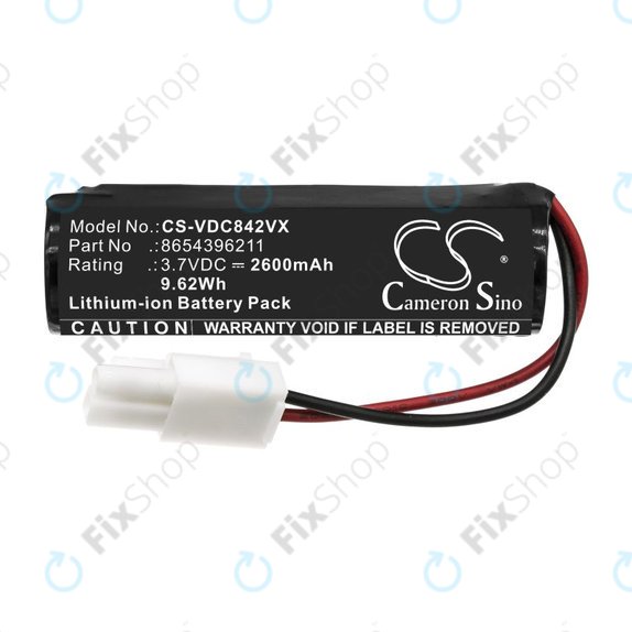 Baterija za Vileda Quick & Clean, 2600mAh, Li-Ion, 3.7V, 8654396211, HQ