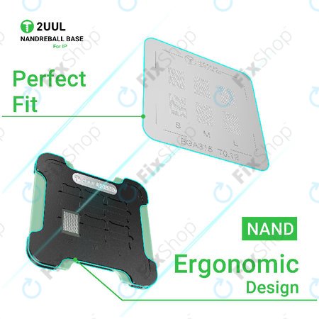 Magnetska baza za reballing NAND memorije, dvostrana, 2UUL BH16