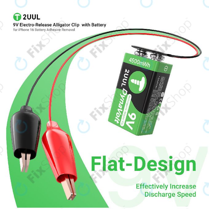 Krokodil štipaljka s 9V elektro-okidačem, 2UUL BT04