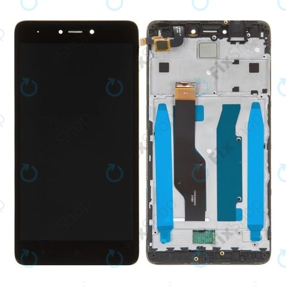 Xiaomi Redmi Note 4 SD Global, Redmi Note 4X - LCD zaslon + zaslon osjetljiv na dodir + okvir (Black) TFT