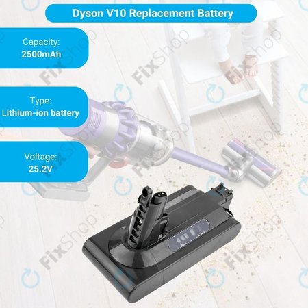 Dyson V10 - Baterija Li-Ion 2500mAh HQ