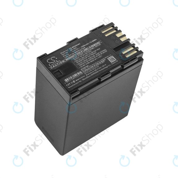 Baterija za Canon EOS S200, C300, 5200mAh, Li-Ion, 14.4V, BP-A60, HQ