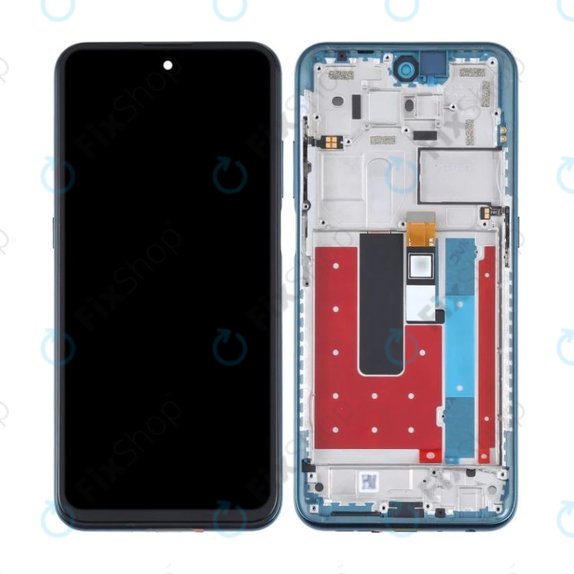 Nokia X20 TA-1341 TA-1344 - LCD zaslon + zaslon osjetljiv na dodir + okvir (Nordic Blue) TFT