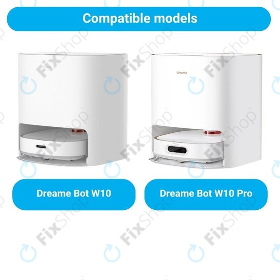 Set rezervnih dijelova za Xiaomi Dreame Bot W10, W10 Pro (2x Glavne četke, 4x Filteri, 4x Bočne četke, 4x Krpice za mop)