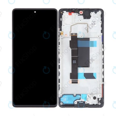Xiaomi Redmi Note 12 Pro 5G - LCD zaslon + zaslon osjetljiv na dodir + okvir (Midnight Black) OLED