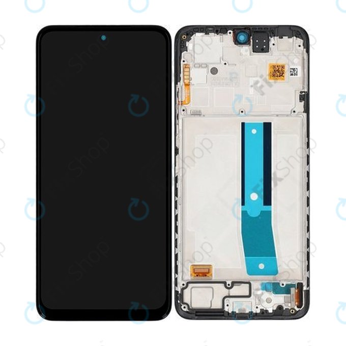 Xiaomi Redmi Note 12S 2303CRA44A - LCD zaslon + zaslon osjetljiv na dodir + okvir (Onyx Black) - 560001K7SR00 Genuine Service Pack
