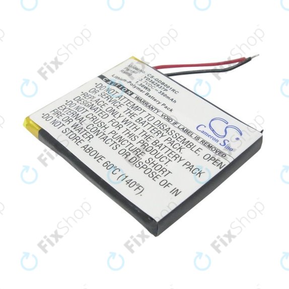 Baterija za GoPro Wifi Remote, 350mAh, Li-Pol, 3.7V, YD362937P, HQ