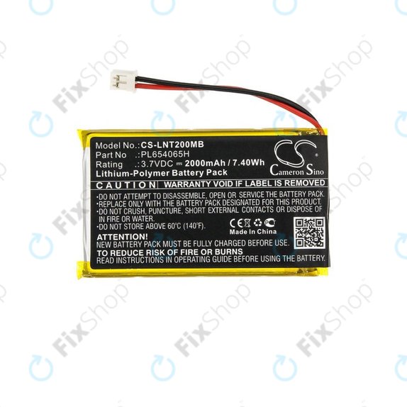 Baterija za Luvion Prestige Touch 2, 2000mAh, Li-Pol, 3.7V, PL654065H, HQ