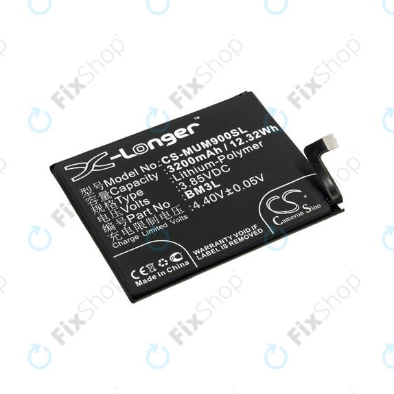 Baterija za  Xiaomi Mi 9, 3200mAh, Li-Pol, 3.85 V, BM3L, HQ