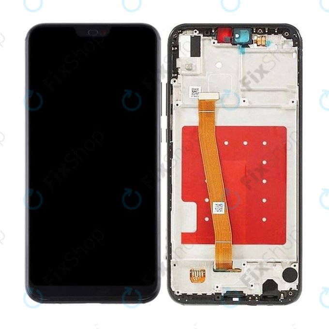 Huawei P20 Lite - LCD zaslon + zaslon osjetljiv na dodir + okvir (Black) TFT