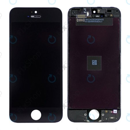 Apple iPhone 5 - LCD zaslon + zaslon osjetljiv na dodir + okvir (crni)