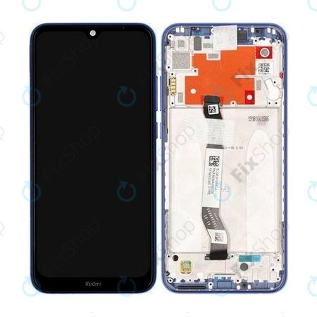 Xiaomi Redmi Note 8T - LCD zaslon + zaslon osjetljiv na dodir + okvir (Starscape Blue) - 5600030C3X00 Originalni servisni paket