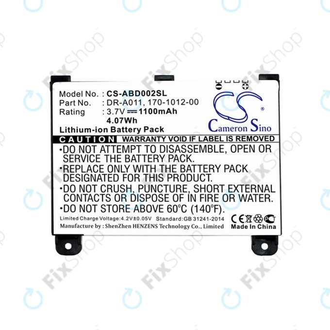 Baterija za Amazon Kindle 2, 1100mAh, Li-Ion, 3.7V, DR-A011, HQ