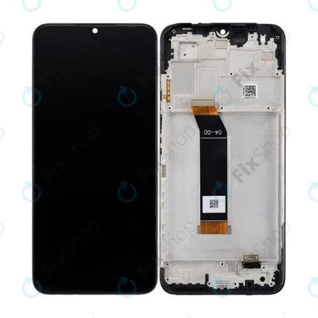 Xiaomi Poco M4 5G 22041219PG - LCD zaslon + zaslon osjetljiv na dodir + okvir (Power Black) - 560005L19P00 Originalni servisni paket