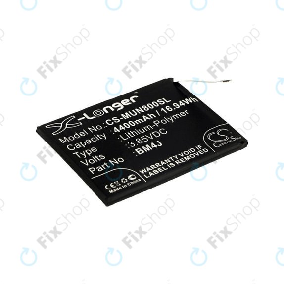 Baterija za  Xiaomi Redmi Note 8 Pro, 4400mAh, Li-Pol, 3.85 V, BM4J, HQ