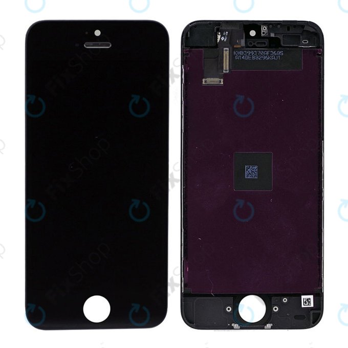 Apple iPhone 5C - LCD zaslon + zaslon osjetljiv na dodir + okvir (crni)