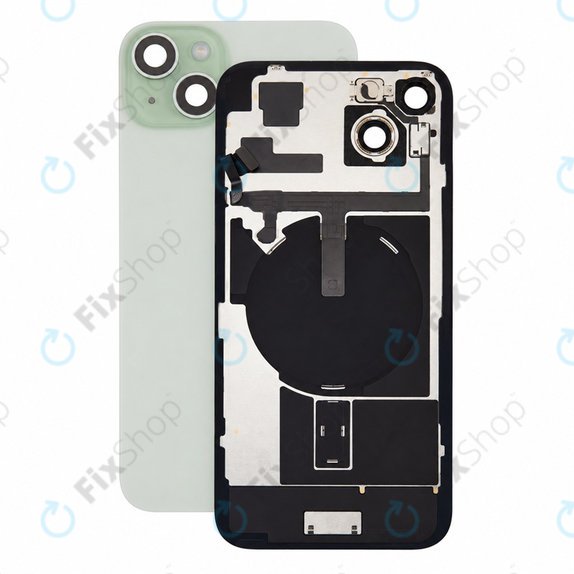 Staklo stražnjeg kućišta za iPhone 15 Plus, Green, Pulled A