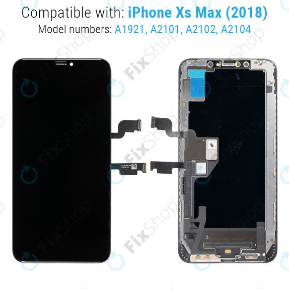 Apple iPhone XS Max - LCD zaslon + zaslon osjetljiv na dodir + okvir Refurbished