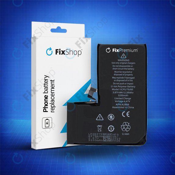Baterija za iPhone 14 Pro, 3200mAh, DIAGNOSTIC