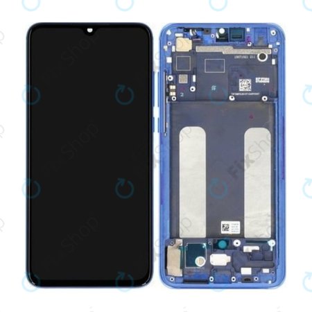 Xiaomi Mi 9 Lite - LCD zaslon + zaslon osjetljiv na dodir + okvir (Aurora plava) - 561010033033, 5600040F3B00 Originalni servisni paket