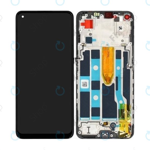Oppo Find X5 Lite - LCD zaslon + zaslon osjetljiv na dodir + okvir - 4130040 Originalni servisni paket
