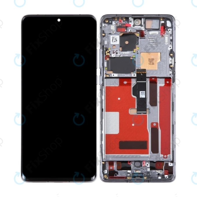 Huawei P50 Pro JAD-AL50 JAD-LX9 - LCD zaslon + zaslon osjetljiv na dodir + okvir (crni) OLED