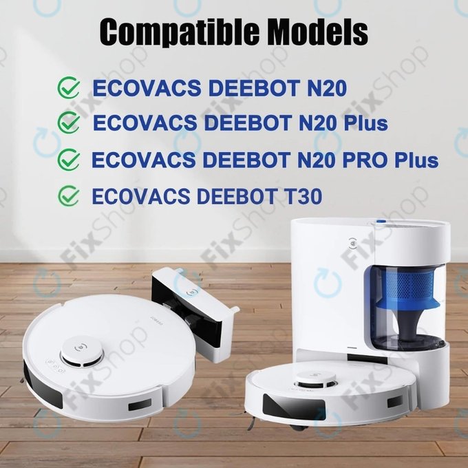 Ecovacs Deebot N20, N20 Plus, N20 Pro Plus - četka u roli
