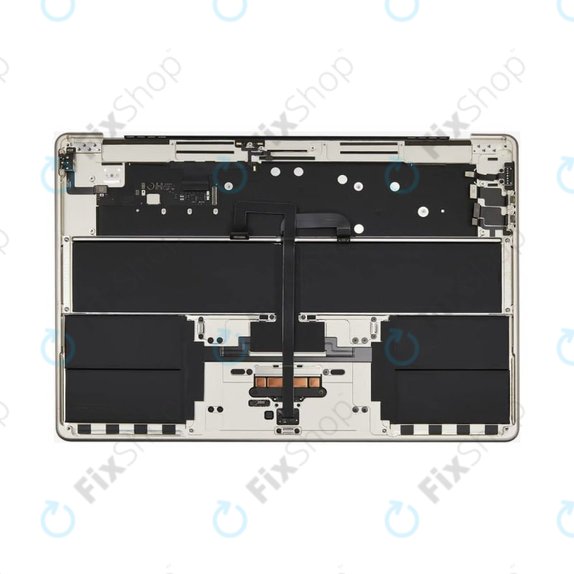 Gornji okvir tipkovnice za MacBook Air 15", A3114 (2024), s US tipkovnicom i baterijom, Starlight, 661-40268, Genuine Apple