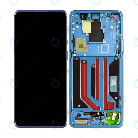 OnePlus 8 Pro - LCD zaslon + zaslon osjetljiv na dodir (Ultramarine Blue) - 1091100169 Originalni servisni paket