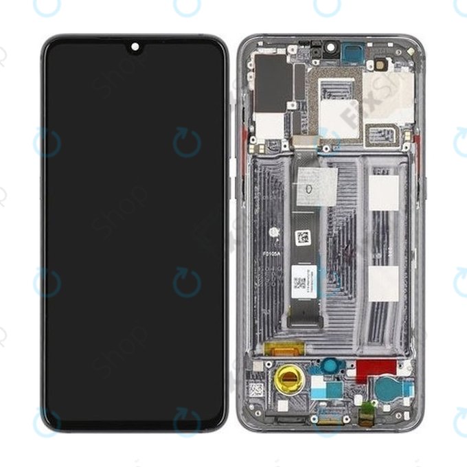 Xiaomi Mi 9 - LCD zaslon + zaslon osjetljiv na dodir + okvir (Piano Black) - 560610095033 Originalni servisni paket