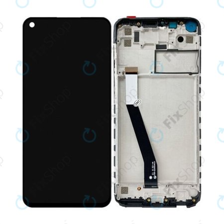 Xiaomi Redmi Note 9 - LCD zaslon + zaslon osjetljiv na dodir + okvir (Black) TFT