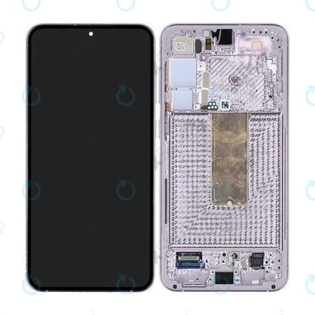 Samsung Galaxy S23 Plus S916B - LCD zaslon + zaslon osjetljiv na dodir + okvir (Lavender) - GH82-30478D, GH82-30476D, GH82-30477D Genuine Service Pack