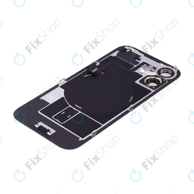 Apple iPhone 16 Plus - Stražnje staklo kućišta + staklo kamere + metalni okvir + Magsafe magnet (Pink)