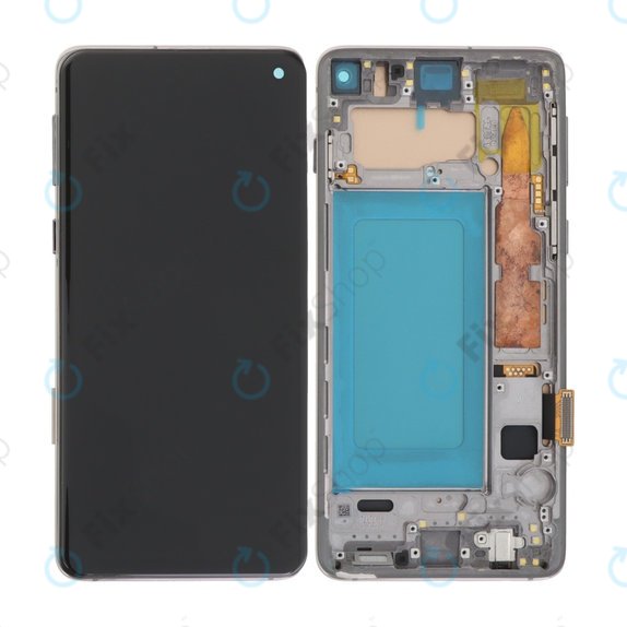 Samsung Galaxy S10 G973F - LCD zaslon + zaslon osjetljiv na dodir + okvir (Prism Black) TFT