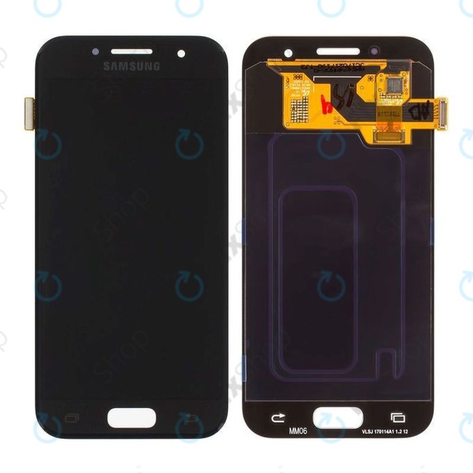 Samsung Galaxy A3 A320F (2017) - LCD zaslon + zaslon osjetljiv na dodir (crno nebo) - GH97-19732A, GH97-19753A Originalni servisni paket