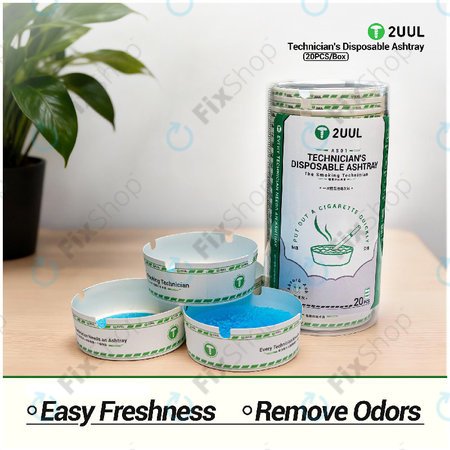 Jednokratna pepeljara za tehničare, 2UUL AS01, 20kom/kutija