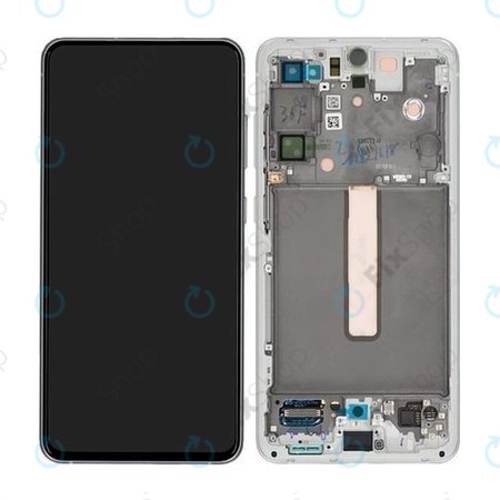 Samsung Galaxy S21 FE G990B - LCD zaslon + zaslon osjetljiv na dodir + okvir (bijeli) - GH82-26414B, GH82-26420B, GH82-26590B Originalni servisni paket