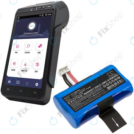 Baterija za Ingenico Apos A8, 2600mAh, Li-Ion, 7.4V, LD18650D, HQ