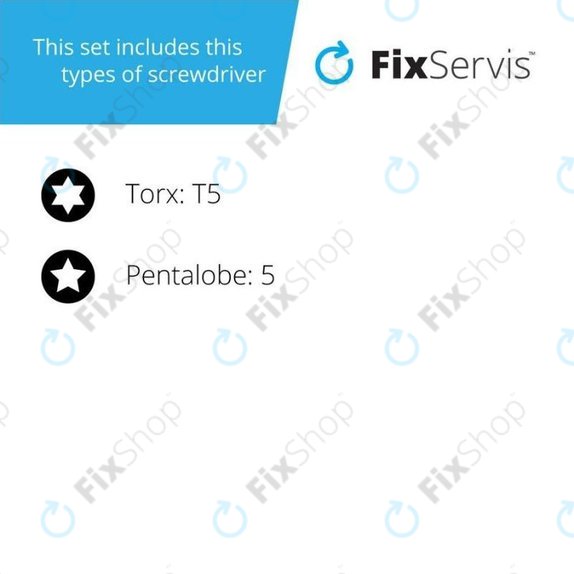 Jednostavni odvijači - Pentalobe PL4 + Torx T5 (MacBook)